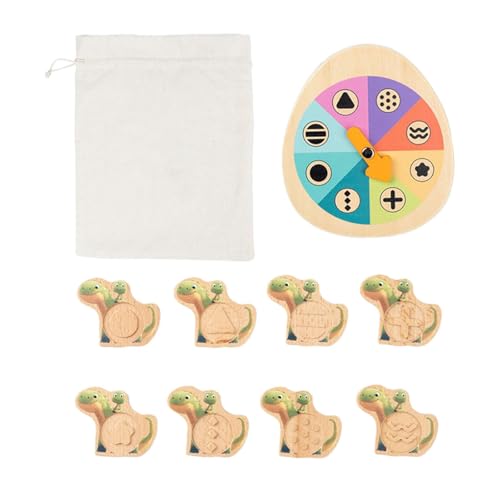 JISADER Dinosaurierspielzeug Lernen Spielzeugsensorische Blöcke Plattenteller Feinmotorik für Kinder im Alter von 2 bis 4 Jahren JISADER Dinosaurierspielzeug Lernen Spielzeugsensorische Blöcke Plattenteller Feinmotorik für Kinder im Alter von 2 bis 4 Jahren von JISADER
