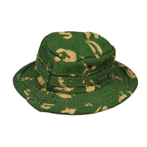 JISADER Dschungelhut im Maßstab 1:6, stilvoller Hut mit breiter Krempe, Actionfiguren-Kappe für 30,5 cm große männliche Figuren von JISADER