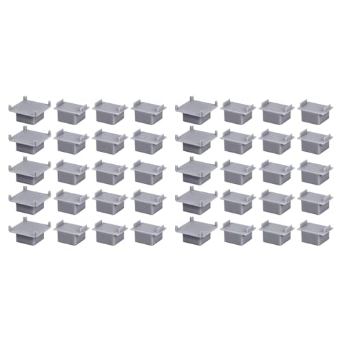 JISADER Eisenbahngleis-Zubehör aus Holz, 10-teiliges Set für Kleinkinder zum, Grau JISADER Eisenbahngleis-Zubehör aus Holz, 10-teiliges Set für Kleinkinder zum, Grau von JISADER