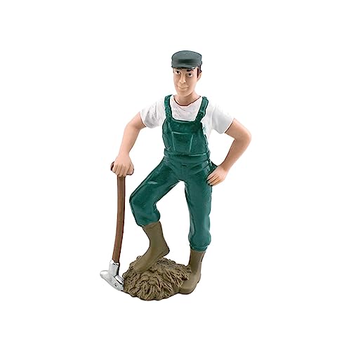 JISADER Farmer People Figuren Farm Keeper Figuren Farmer Puppen als Belohnungsgeschenk für Kinder, Mann Bauer JISADER Farmer People Figuren Farm Keeper Figuren Farmer Puppen als Belohnungsgeschenk für Kinder, Mann Bauer von JISADER
