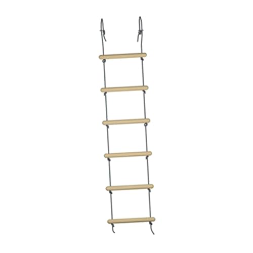 JISADER Hängeseilleiter 6 Stufen Klettergerüst Zubehör für Baumhauskinder JISADER Hängeseilleiter 6 Stufen Klettergerüst Zubehör für Baumhauskinder von JISADER