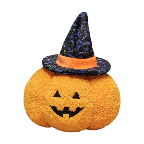 JISADER Halloween Plüschtier Halloween Dekorationen Süßes Plüschtier Stofftier für Jungen Mädchen, Kürbis von JISADER