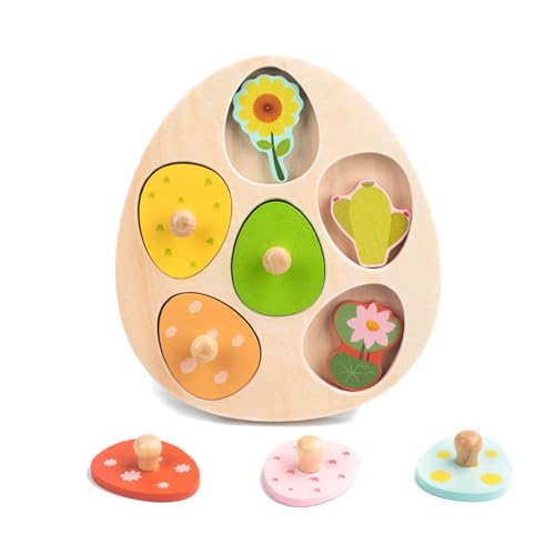 JISADER Holzpuzzles für Kinder Im Alter von 3–6 Jahren, Lernspielzeug, Einzigartige Lernaktivitäten, Blume JISADER Holzpuzzles für Kinder Im Alter von 3–6 Jahren, Lernspielzeug, Einzigartige Lernaktivitäten, Blume von JISADER