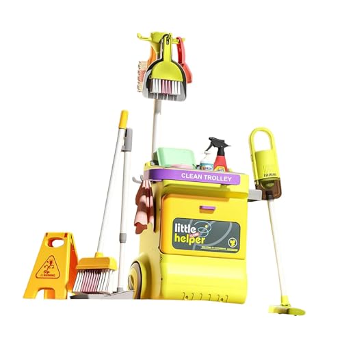 JISADER Kinder Haushaltsreinigungswerkzeug, Haushaltswerkzeuge für Kinder, Partygeschenke JISADER Kinder Haushaltsreinigungswerkzeug, Haushaltswerkzeuge für Kinder, Partygeschenke von JISADER