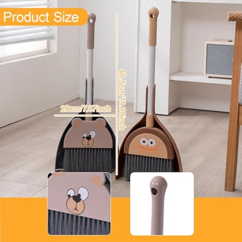 JISADER Kinder Mini Und Kehrschaufel Set Housekeeping Helfer Urlaub Geschenke Reinigung Spielzeug, Cartoon-bär JISADER Kinder Mini Und Kehrschaufel Set Housekeeping Helfer Urlaub Geschenke Reinigung Spielzeug, Cartoon-bär von JISADER