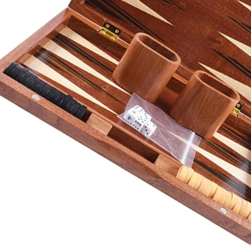 JISADER Klassisches Backgammon für Kinder Und Erwachsene, Tragbares Brettspiel für Unterwegs, Style A JISADER Klassisches Backgammon für Kinder Und Erwachsene, Tragbares Brettspiel für Unterwegs, Style A von JISADER