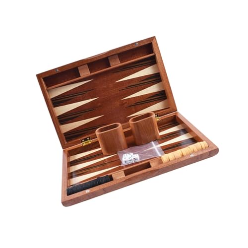JISADER Klassisches Backgammon für Kinder Und Erwachsene, Tragbares Brettspiel für Unterwegs, Style C JISADER Klassisches Backgammon für Kinder Und Erwachsene, Tragbares Brettspiel für Unterwegs, Style C von JISADER
