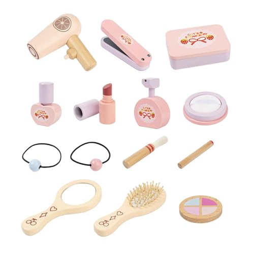JISADER Kosmetikset Spielzeug, Make-up-Sets für kleine Mädchen, Lernspielzeug, Friseursalon-Spielset, Make-up-Set für Halloween von JISADER