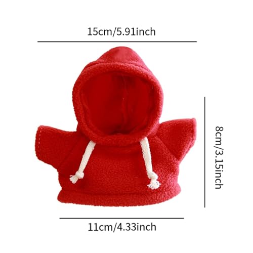 JISADER Kostüme für 20 cm Puppen, Abnehmbare Puppenzubehörteile, Spielzeug Outfits, Rot JISADER Kostüme für 20 cm Puppen, Abnehmbare Puppenzubehörteile, Spielzeug Outfits, Rot von JISADER
