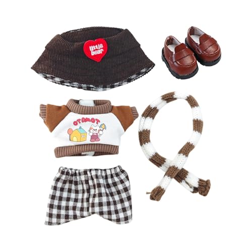 JISADER Kreatives Ankleiden von Puppen mit Oberteil Und Hose für 17 cm von JISADER