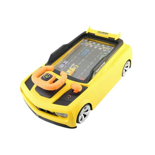 JISADER Lernspielzeug mit Lenkrad, Musikauto, Simulationsspielzeug für Kinder Im Alter von 3 4 5 6 Jahren, Gelb JISADER Lernspielzeug mit Lenkrad, Musikauto, Simulationsspielzeug für Kinder Im Alter von 3 4 5 6 Jahren, Gelb von JISADER