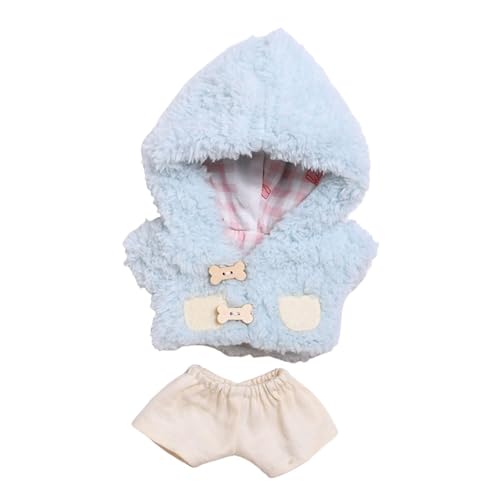 JISADER Mädchen-Puppenkleidung, Hosen, Anhänger, Puppen-Outfits, Foto-Requisiten, Geschenke, modisch, niedlich, weich, Kapuzenpullover, zum Verkleiden für, Blau JISADER Mädchen-Puppenkleidung, Hosen, Anhänger, Puppen-Outfits, Foto-Requisiten, Geschenke, modisch, niedlich, weich, Kapuzenpullover, zum Verkleiden für, Blau von JISADER