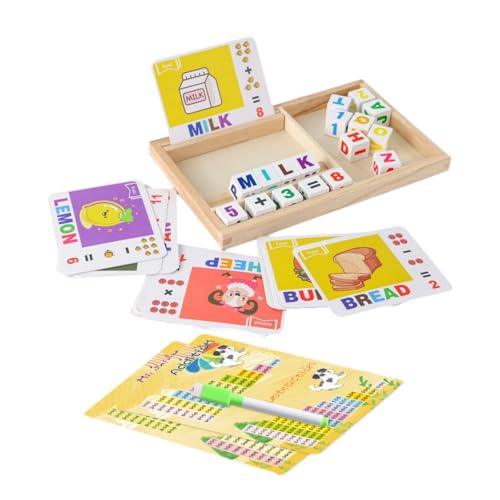JISADER Mathe Spiel, Vorschul Wort Lernspiel, Alter 3 4 5 Jahre JISADER Mathe Spiel, Vorschul Wort Lernspiel, Alter 3 4 5 Jahre von JISADER