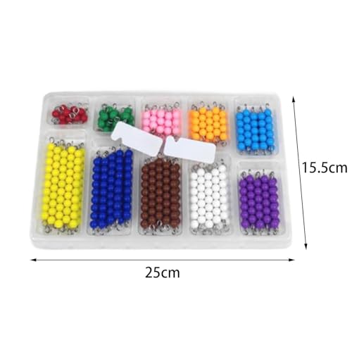 JISADER Mathe Spielzeug 1 10 Zahlen Erkennungsspielzeug Farbige Perlenketten JISADER Mathe Spielzeug 1 10 Zahlen Erkennungsspielzeug Farbige Perlenketten von JISADER