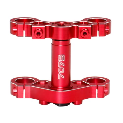 JISADER Metal Triple Clamp Kit RC Bike Ersatzteil einfach zu ersetzen RC -Upgrades -Zubehör für 1/4 FXR, Rot JISADER Metal Triple Clamp Kit RC Bike Ersatzteil einfach zu ersetzen RC -Upgrades -Zubehör für 1/4 FXR, Rot von JISADER