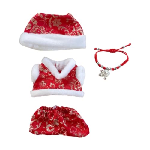 JISADER Mini Puppenkleidung für Kinderpartys, Anzug mit T Shirts, Mütze Und Hose für Puppen JISADER Mini Puppenkleidung für Kinderpartys, Anzug mit T Shirts, Mütze Und Hose für Puppen von JISADER