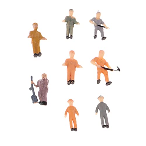 JISADER Miniaturfiguren für Modellbahnen - Handbemalte Charaktere im Maßstab 1:87 von JISADER