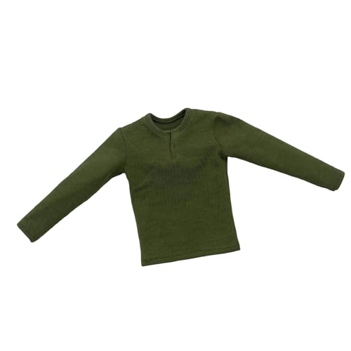 JISADER Mode 1/6 Langarm T Shirt Kostüm für 12 Zoll Männliche Figur Dress Up von JISADER