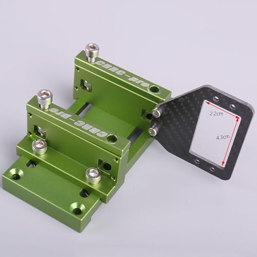 JISADER -Motor im Prüfstand eingelaufen. Vibrationsbeständiges Metall. Vibrationsdämpfung. Präzisionsausrichtungssystem. CNC-gefräst, GrÜn von JISADER