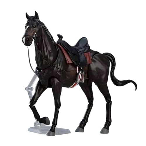 JISADER Pferd Figur Modell Pädagogisches Spielzeug Sammlung Realistische Statue Ornament Pferd Figur Diorama Layout DIY Szene Puppenhaus, Schwarz JISADER Pferd Figur Modell Pädagogisches Spielzeug Sammlung Realistische Statue Ornament Pferd Figur Diorama Layout DIY Szene Puppenhaus, Schwarz von JISADER