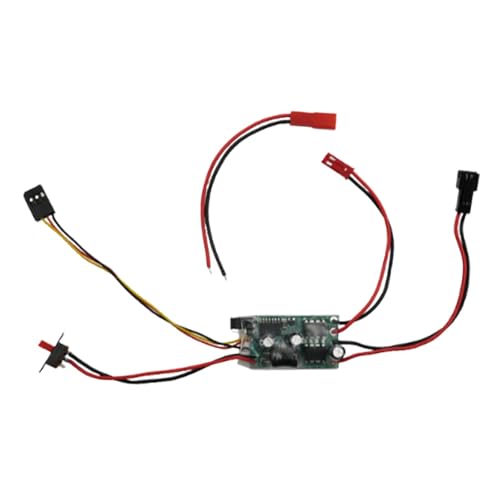 JISADER Professioneller Elektrischer Bürstenregler mit Bremse für 1/18 1/24 RC Autos, Upgrade Zubehör, 16a JISADER Professioneller Elektrischer Bürstenregler mit Bremse für 1/18 1/24 RC Autos, Upgrade Zubehör, 16a von JISADER