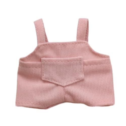 JISADER Puppen Outfits mit Hosenträgern für 17 cm Große Figuren, Ankleidezubehör für Besondere Anlässe, Rosa JISADER Puppen Outfits mit Hosenträgern für 17 cm Große Figuren, Ankleidezubehör für Besondere Anlässe, Rosa von JISADER