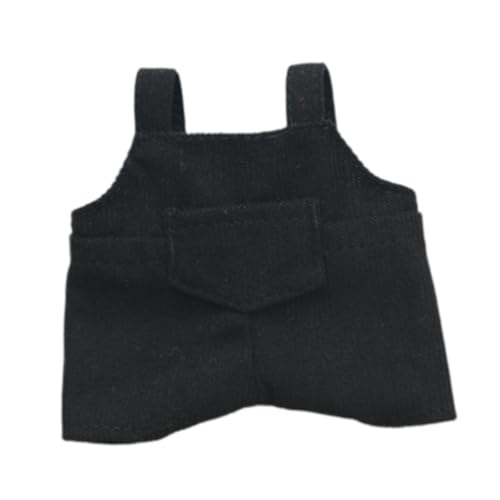 JISADER Puppen Outfits mit Hosenträgern für 17 cm Große Figuren, Ankleidezubehör für Besondere Anlässe, Schwarz JISADER Puppen Outfits mit Hosenträgern für 17 cm Große Figuren, Ankleidezubehör für Besondere Anlässe, Schwarz von JISADER