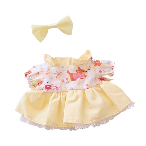 JISADER Puppenkleidung Aus Plüsch, Passend für 15–17 cm Große Figuren, Anziehsachen Und Accessoires, Kleid Haar-Accessoire JISADER Puppenkleidung Aus Plüsch, Passend für 15–17 cm Große Figuren, Anziehsachen Und Accessoires, Kleid Haar-Accessoire von JISADER