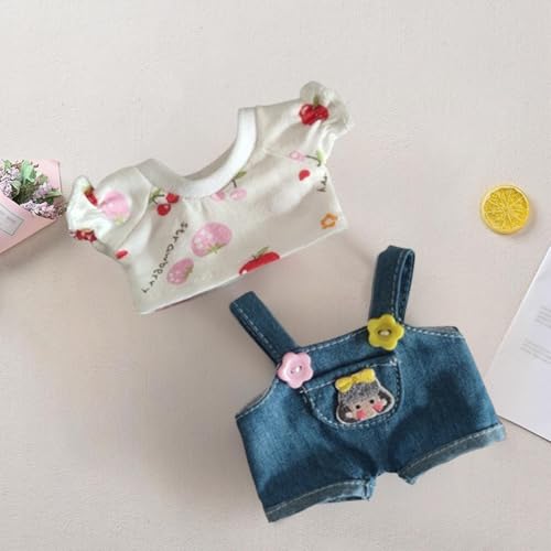 JISADER Puppenkleidung für Mädchen, 15 cm Puppenoutfits, Spielzeug Kleidungszubehör, Mehrfarbig JISADER Puppenkleidung für Mädchen, 15 cm Puppenoutfits, Spielzeug Kleidungszubehör, Mehrfarbig von JISADER