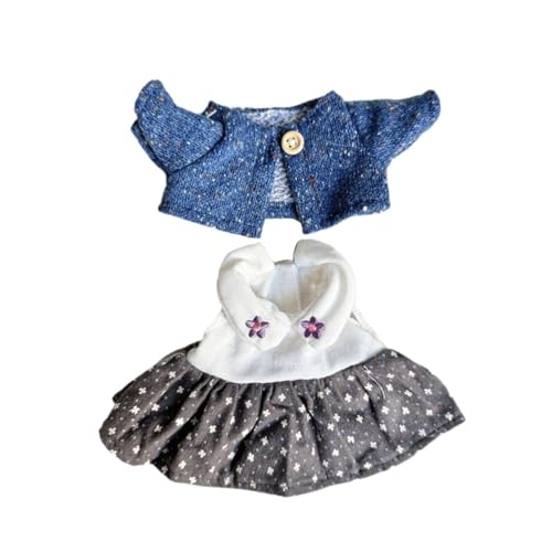 JISADER Puppenpullover Kleid Passt zu Modischem, Süßem Puppenkleidungsanzug für 7,87 Zoll Puppen JISADER Puppenpullover Kleid Passt zu Modischem, Süßem Puppenkleidungsanzug für 7,87 Zoll Puppen von JISADER
