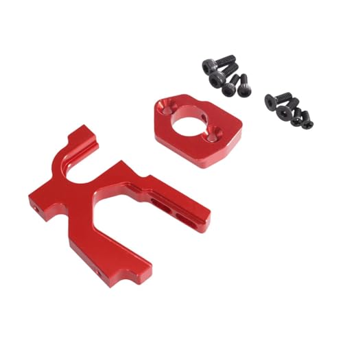 JISADER RC Auto Motor Wort mit Aluminium Aluminium Easy Visse Ersetzen Sie Die RC Zubehör Teile für 1/12 124019 RC Spielzeugautofahrzeuge, Rot von JISADER