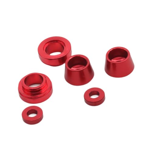 JISADER RC Auto Teile Front Steering Arm Spacer Kit Professionelle Hohe Leistung, Rot JISADER RC Auto Teile Front Steering Arm Spacer Kit Professionelle Hohe Leistung, Rot von JISADER