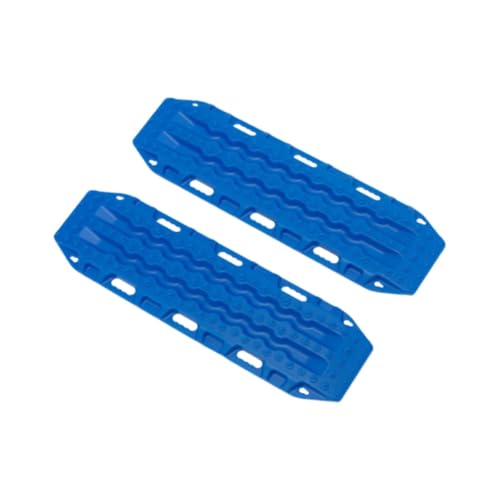 JISADER RC Car Board Sand Board Anti Skid Flat Ramp Easy Installation Ramped Ramples für RC Autos für Ersatzteile RC Crawler auf Einer Skala 1:10, Blau von JISADER