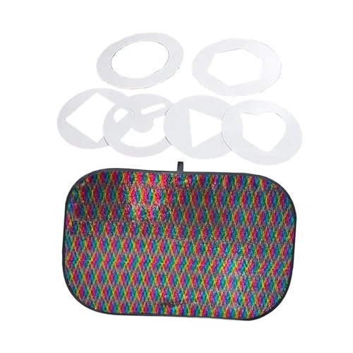 JISADER Reversible Pailletten Sensory Spielzeug für Frühes Lernen Und Spielen für Den Unterricht Flip Pailletten Stoff für, Bunt von JISADER