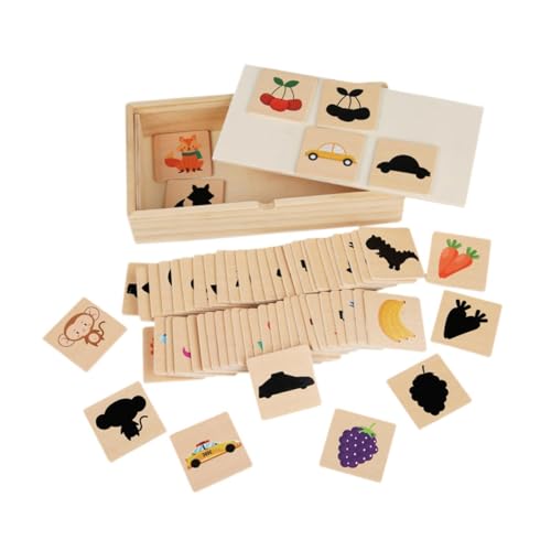 JISADER Schatten Matching Puzzle Pädagogische Spielzeug Früchte Tiere Rätsel für 3 4 5 Jahre alt JISADER Schatten Matching Puzzle Pädagogische Spielzeug Früchte Tiere Rätsel für 3 4 5 Jahre alt von JISADER