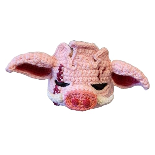 JISADER Schweinemaske, kreative Gesichtsbedeckung mit Schweinchen, für Halloween, Maskerade, Abschlussball, Party, Karneval von JISADER