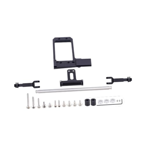 JISADER Servo Mont Full Hydraulic Installation Ersatzkit des Lenkzylinders 1/10 RC Crawler für 1/10 10 F10 F10 F10 F10 F10 F10 F10 F10 F10, Schwarz von JISADER