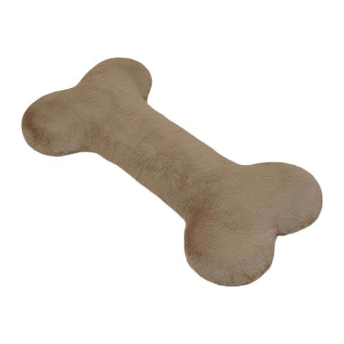 JISADER Simulieren Sie Die Knochenform in Einem Weichen Spielzeug in Einem Plüschigen Cartoon in Form Einer Form Der Form Der Knochenform für Erwachsene Kinde, Aprikose 70 cm von JISADER