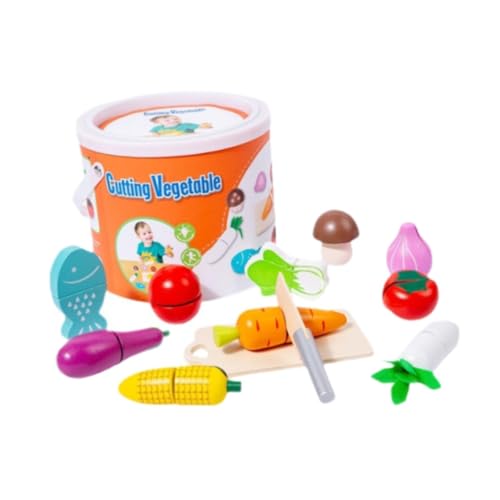 JISADER Spielzeug für die Zubereitung von Lebensmitteln, Zubehör für Obst und Gemüse, Rollenspielartikel für Kinder, Gemüse JISADER Spielzeug für die Zubereitung von Lebensmitteln, Zubehör für Obst und Gemüse, Rollenspielartikel für Kinder, Gemüse von JISADER