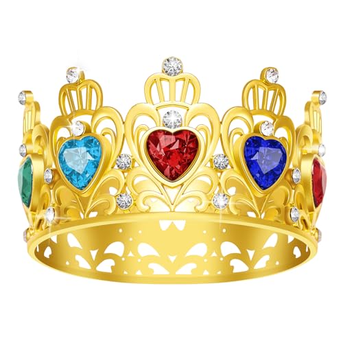 Kuchenkrone, Prinzessinnenkrone, herzförmige Diamantkrone, Blumenstrauß-Zubehör, Kronen, Mini-Krone, Kindergeburtstagskuchen, Backdekoration, Papier-Cup-Kuchendekoration (Gold, Mini, gemischte Farben) Kuchenkrone, Prinzessinnenkrone, herzförmige Diamantkrone, Blumenstrauß-Zubehör, Kronen, Mini-Krone, Kindergeburtstagskuchen, Backdekoration, Papier-Cup-Kuchendekoration (Gold, Mini, gemischte Farben) von JITINX