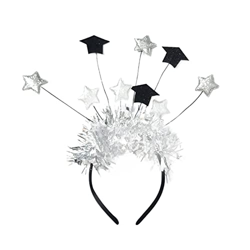 JITNGM Glitzernde Party Stirnband Dekorative Haarhoop Abschlüsse Feiern Sie Party Kostüm Haarband Absolventen Kleidungszubehör JITNGM Glitzernde Party Stirnband Dekorative Haarhoop Abschlüsse Feiern Sie Party Kostüm Haarband Absolventen Kleidungszubehör von JITNGM