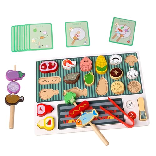 JITNGM Küchen Spielset Für Kindergärtner Rollenspiel Food Grills Set Lernküche Spielset Kinder Fine Motor Skill Educational Toy von JITNGM