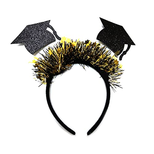 JITNGM Shining Tinsel Graduation Form Stirnband Abschlussfeier Festival Hair Hoop Für Foto Unisex Kopfstück JITNGM Shining Tinsel Graduation Form Stirnband Abschlussfeier Festival Hair Hoop Für Foto Unisex Kopfstück von JITNGM