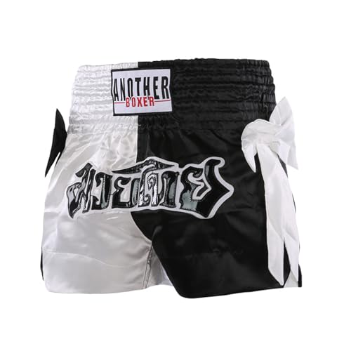 JIULINGHOU Box-Trainingsshorts für Herren und Damen, freie Kampfhose, Sanda-Kampfhose, farbblockierte Schleifen-Shorts JIULINGHOU Box-Trainingsshorts für Herren und Damen, freie Kampfhose, Sanda-Kampfhose, farbblockierte Schleifen-Shorts von JIULINGHOU
