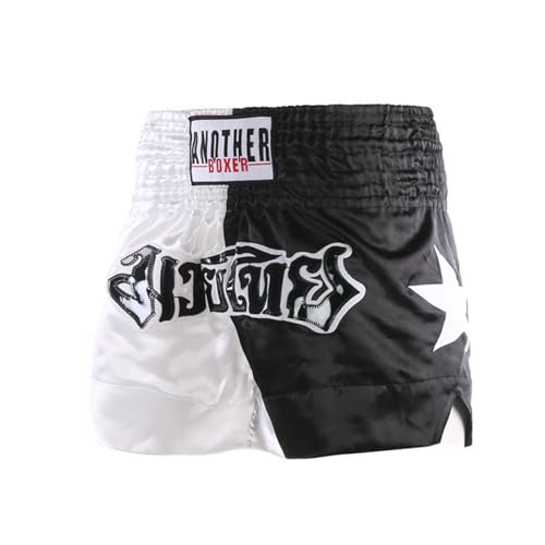 JIULINGHOU Box-Trainingsshorts für Herren und Damen, freie Kampfhose, Sanda-Kampfhose, farbblockierte Schleifen-Shorts JIULINGHOU Box-Trainingsshorts für Herren und Damen, freie Kampfhose, Sanda-Kampfhose, farbblockierte Schleifen-Shorts von JIULINGHOU