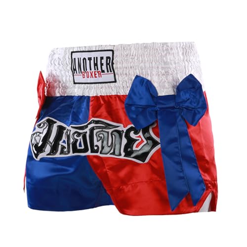 JIULINGHOU Box-Trainingsshorts für Herren und Damen, freie Kampfhose, Sanda-Kampfhose, farbblockierte Schleifen-Shorts JIULINGHOU Box-Trainingsshorts für Herren und Damen, freie Kampfhose, Sanda-Kampfhose, farbblockierte Schleifen-Shorts von JIULINGHOU
