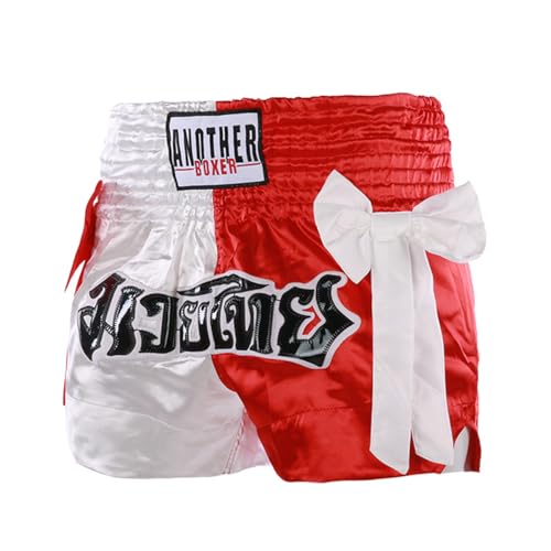 JIULINGHOU Box-Trainingsshorts für Herren und Damen, freie Kampfhose, Sanda-Kampfhose, farbblockierte Schleifen-Shorts JIULINGHOU Box-Trainingsshorts für Herren und Damen, freie Kampfhose, Sanda-Kampfhose, farbblockierte Schleifen-Shorts von JIULINGHOU