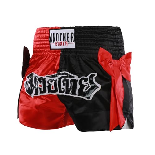JIULINGHOU Box-Trainingsshorts für Herren und Damen, freie Kampfhose, Sanda-Kampfhose, farbblockierte Schleifen-Shorts JIULINGHOU Box-Trainingsshorts für Herren und Damen, freie Kampfhose, Sanda-Kampfhose, farbblockierte Schleifen-Shorts von JIULINGHOU