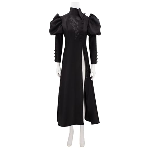 JIULINGHOU Elphaba-Kostüm, schwarzes Kleid, Hexenkostüm, langes schwarzes Vintage-Kleid, Halloween, Zaubereranzug JIULINGHOU Elphaba-Kostüm, schwarzes Kleid, Hexenkostüm, langes schwarzes Vintage-Kleid, Halloween, Zaubereranzug von JIULINGHOU