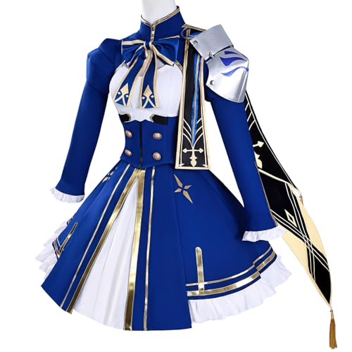 JIULINGHOU Game Saber Cosplay Kostüm Honkai Saber Blue Dress Suit Cosplay Frauen Outfit Halloween Party JIULINGHOU Game Saber Cosplay Kostüm Honkai Saber Blue Dress Suit Cosplay Frauen Outfit Halloween Party von JIULINGHOU